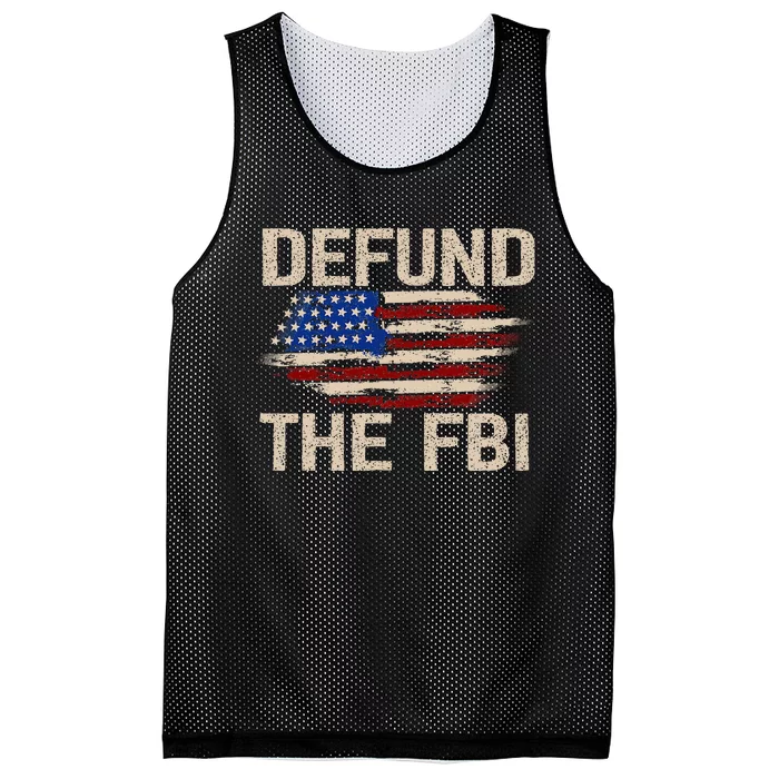 Defund The Fbi Antigovernment Political Mesh Reversible Basketball Jersey Tank