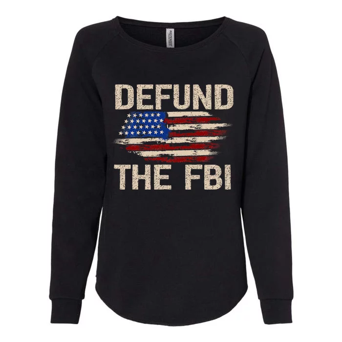 Defund The Fbi Antigovernment Political Womens California Wash Sweatshirt