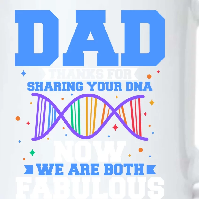 Dad Thanks For Sharing Your Dna Fathers Day Fatherhood Funny Gift Black Color Changing Mug