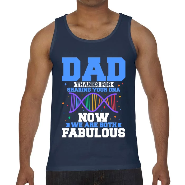 Dad Thanks For Sharing Your Dna Fathers Day Fatherhood Funny Gift Comfort Colors® Tank Top