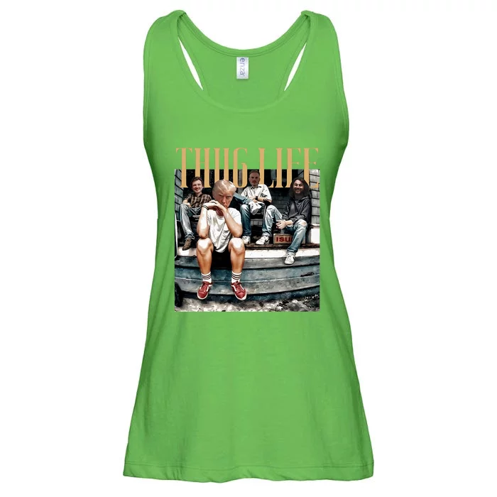 Donald Trump Friends Thug Life Ladies Essential Flowy Tank