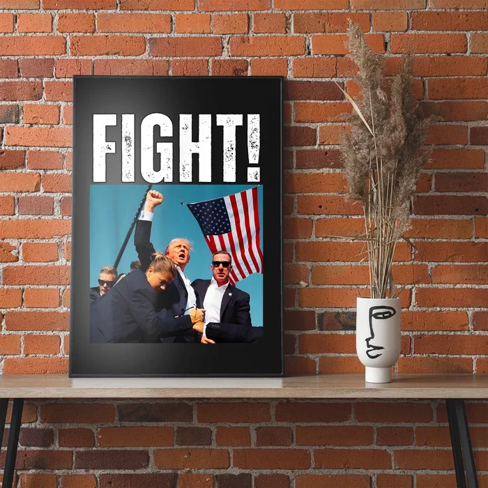 Donald Trump Fight Fist 2024 Poster