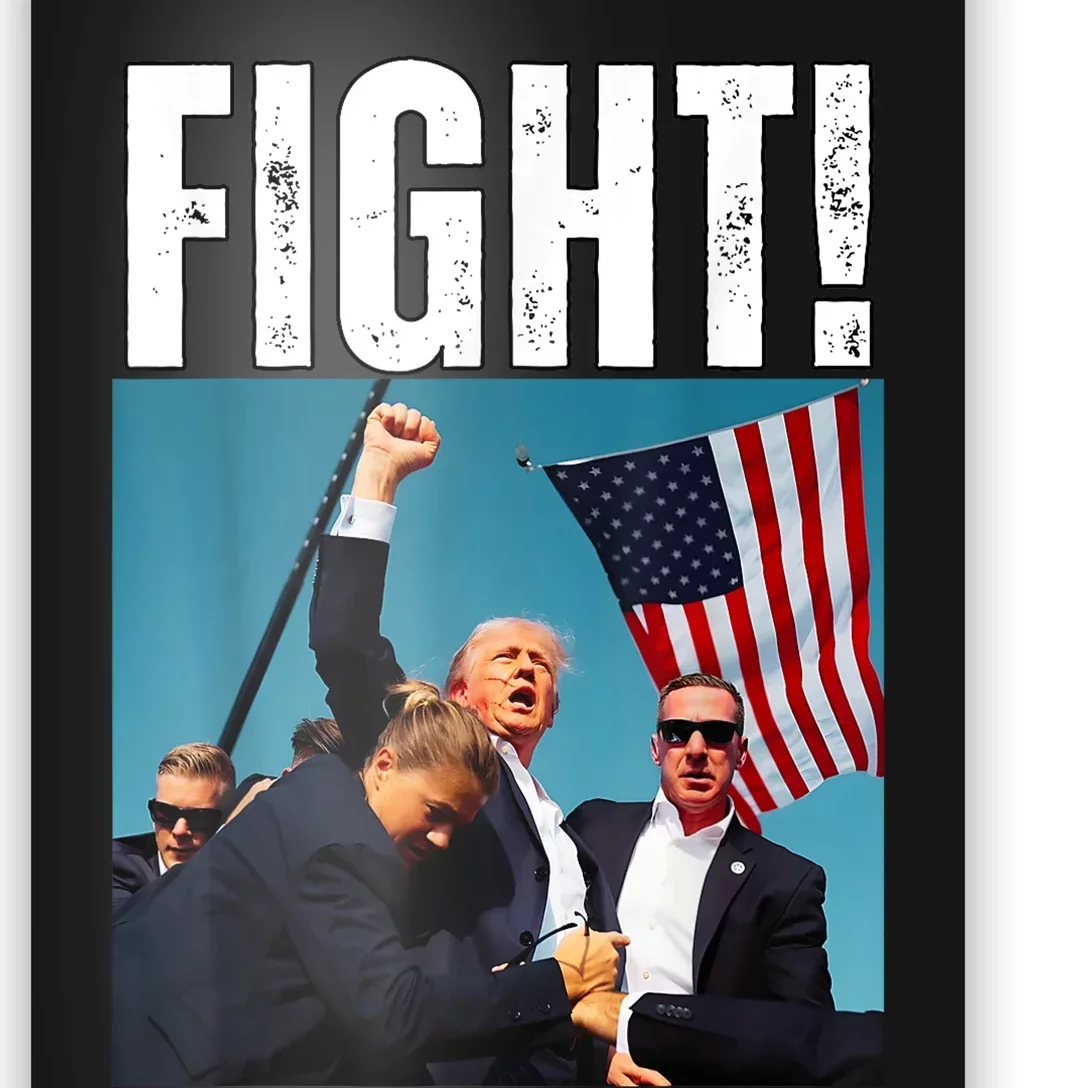 Donald Trump Fight Fist 2024 Poster