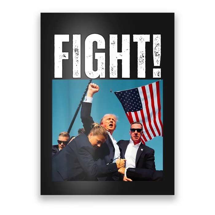 Donald Trump Fight Fist 2024 Poster