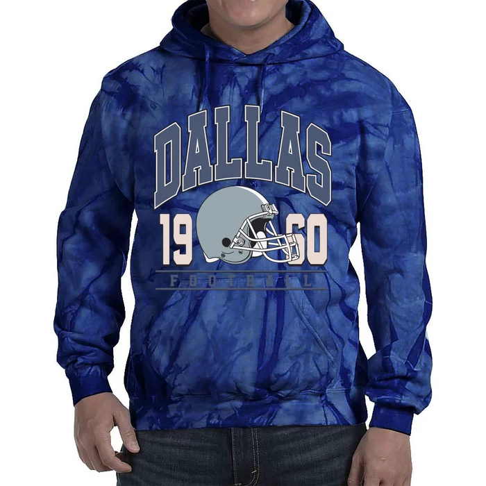 Dallas Texas Football Tie Dye Hoodie