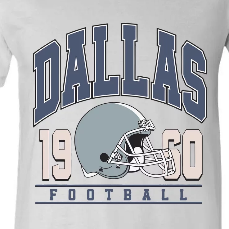 Dallas Texas Football V-Neck T-Shirt