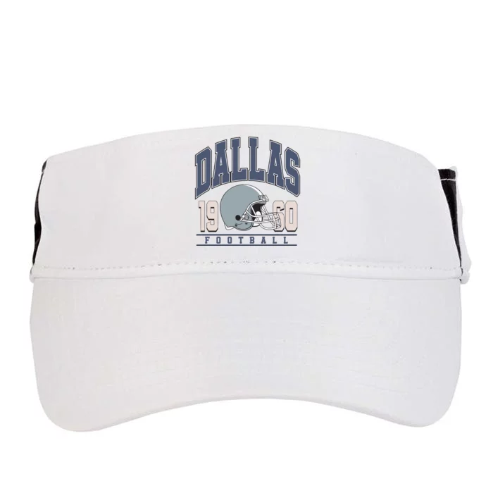 Dallas Texas Football Adult Drive Performance Visor