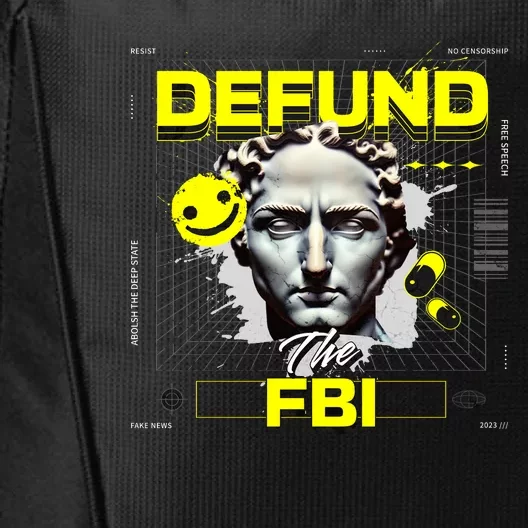 Defund The FBI Conservative MAGA Republican City Backpack