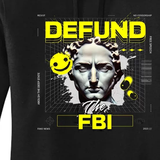 Defund The FBI Conservative MAGA Republican Women's Pullover Hoodie