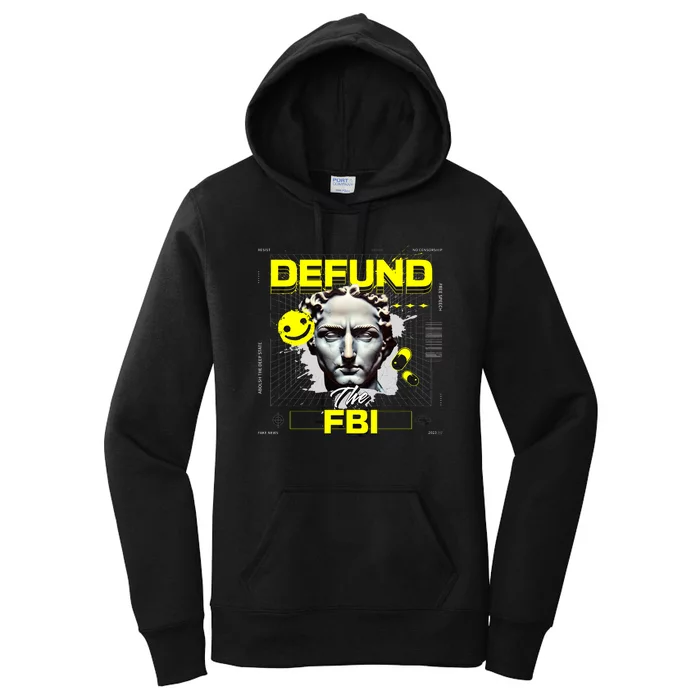 Defund The FBI Conservative MAGA Republican Women's Pullover Hoodie