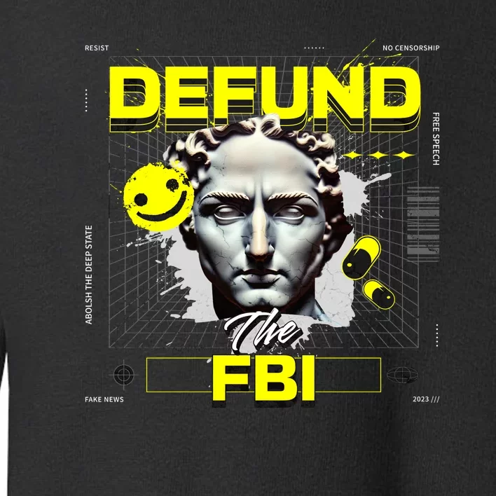 Defund The FBI Conservative MAGA Republican Toddler Sweatshirt