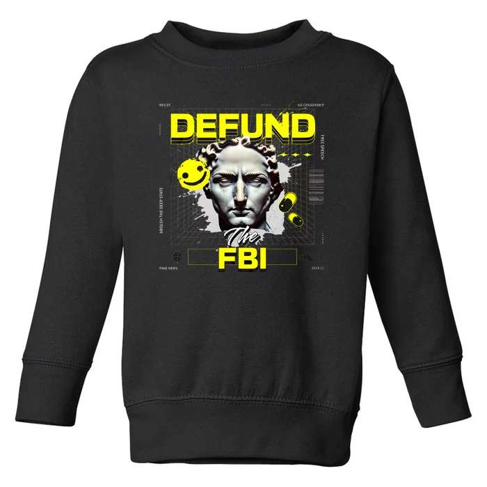 Defund The FBI Conservative MAGA Republican Toddler Sweatshirt