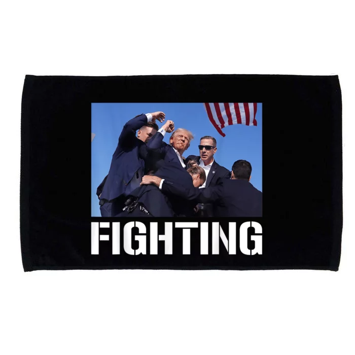 Donald Trump Fighting To Save America Patriotic Republican Microfiber Hand Towel