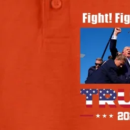 Donald Trump Fight Fighting Fighters Supporters Americans Dry Zone Grid Performance Polo