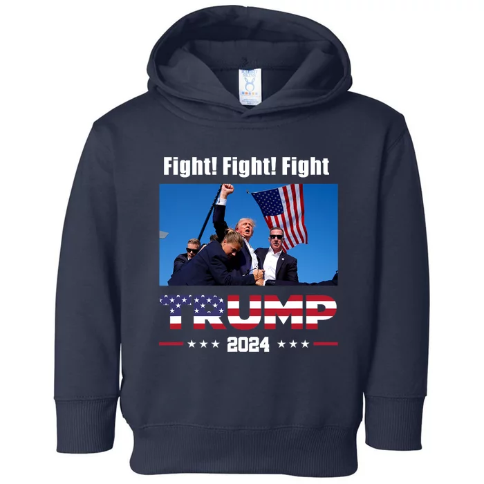 Donald Trump Fight Fighting Fighters Supporters Americans Toddler Hoodie