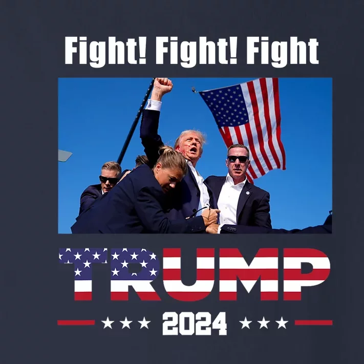 Donald Trump Fight Fighting Fighters Supporters Americans Toddler Long Sleeve Shirt