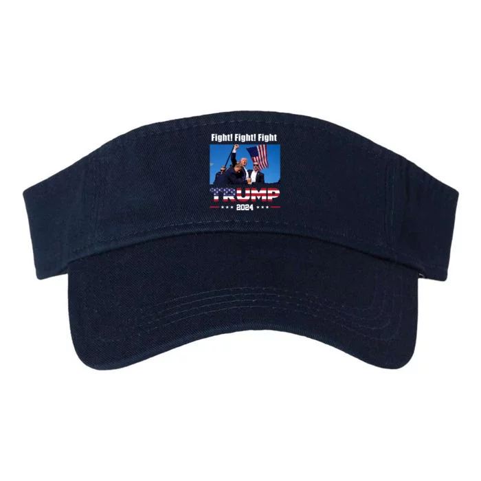 Donald Trump Fight Fighting Fighters Supporters Americans Valucap Bio-Washed Visor