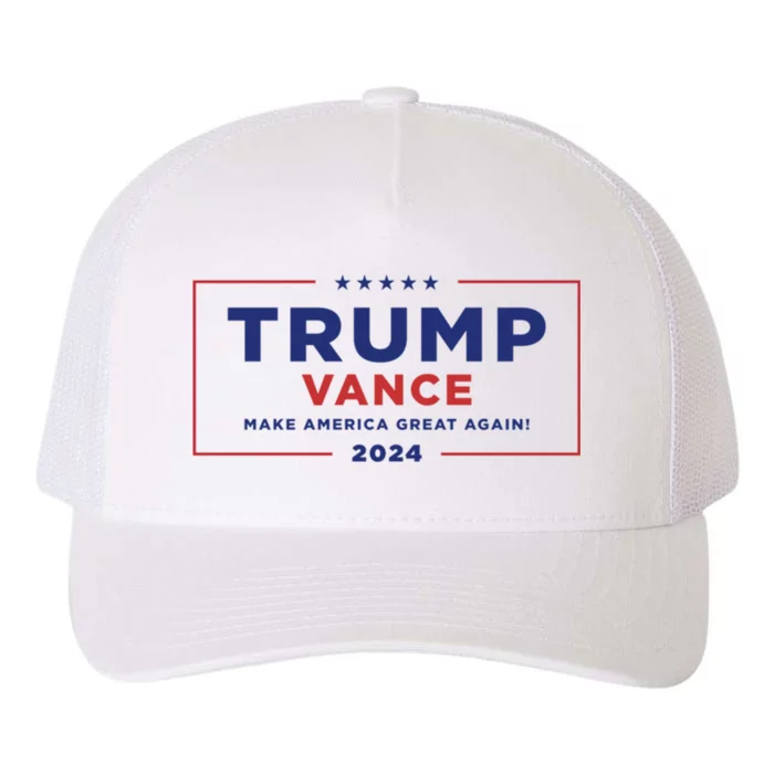 Trump Vance 2024 Yupoong Adult 5-Panel Trucker Hat