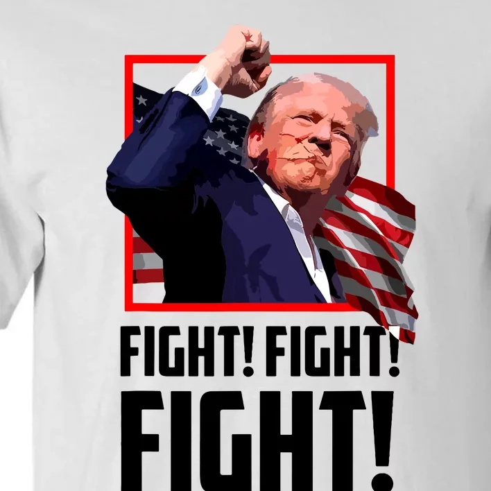 Donald Trump Fight Fighting Fighters Supporters Americans Tall T-Shirt