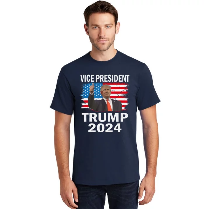 Donald Trump Fist Pump Shot At Trump 2024 Vice President Tall T-Shirt