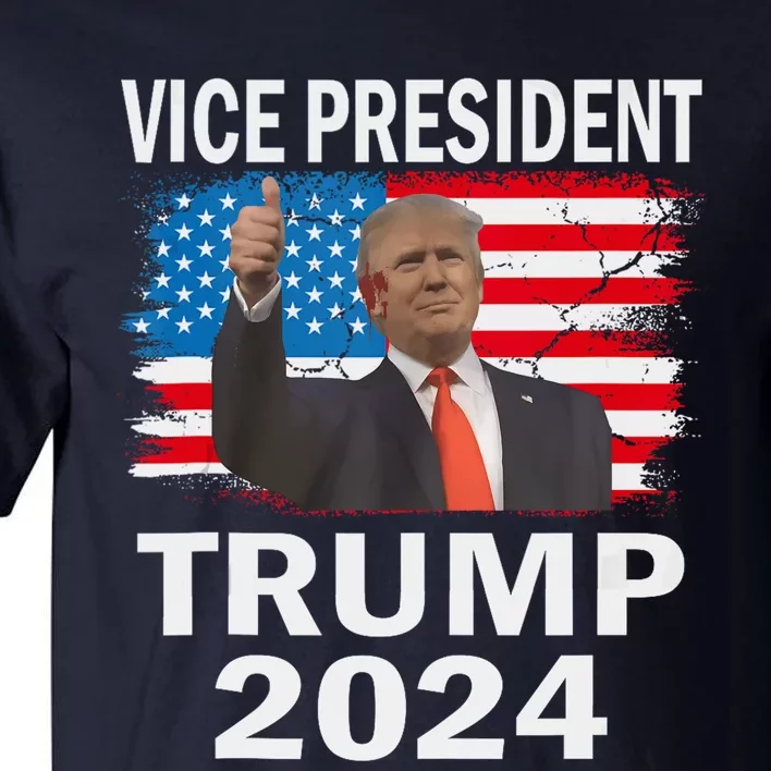 Donald Trump Fist Pump Shot At Trump 2024 Vice President Tall T-Shirt