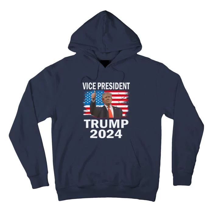 Donald Trump Fist Pump Shot At Trump 2024 Vice President Tall Hoodie