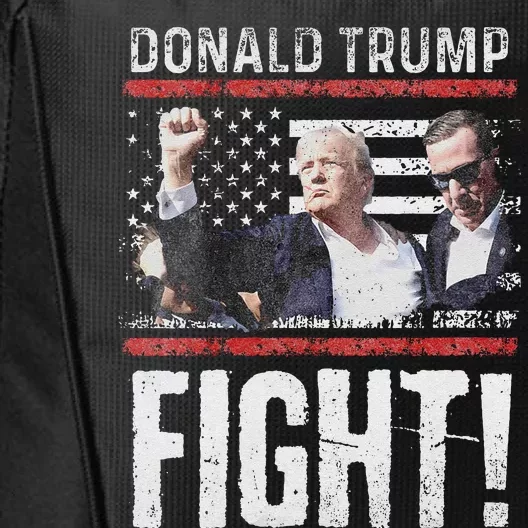 Donald Trump Fist American Flag Trump Fight City Backpack