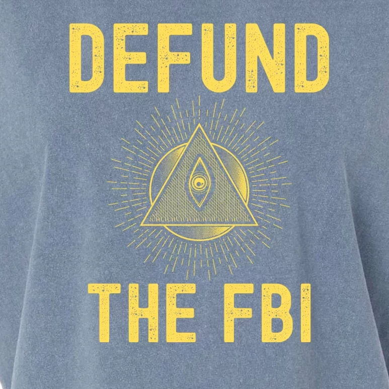 Defund The FBI Conservative Garment-Dyed Women's Muscle Tee