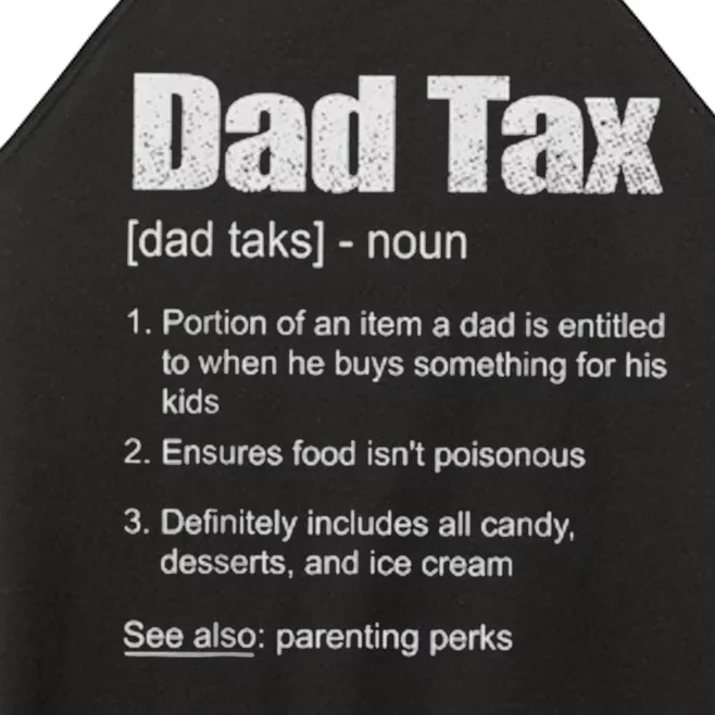 Dad Tax Funny Dad Tax Definition Father's Day Women’s Perfect Tri Rocker Tank