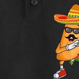 Dabbing Taco Funny Cinco de Mayo Mexican party Classic Dry Zone Grid Performance Polo