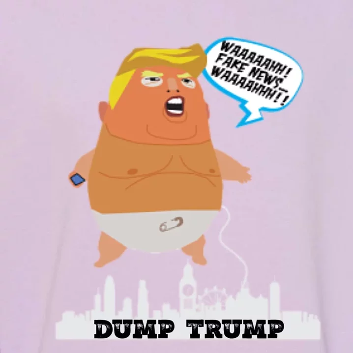 Dump Trump Fake News Gift Garment-Dyed Sweatshirt