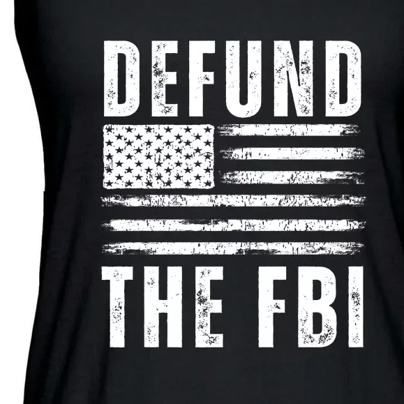 Defund The FBI Conservative Ladies Essential Flowy Tank