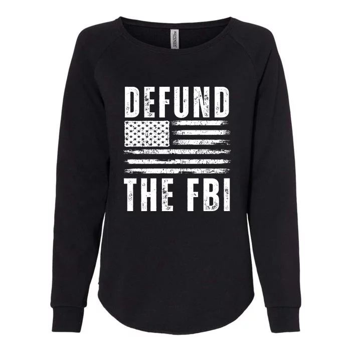 Defund The FBI Conservative Womens California Wash Sweatshirt