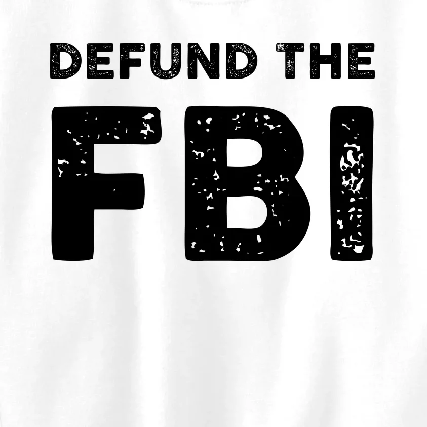 Defund The FBI Design Kids Sweatshirt