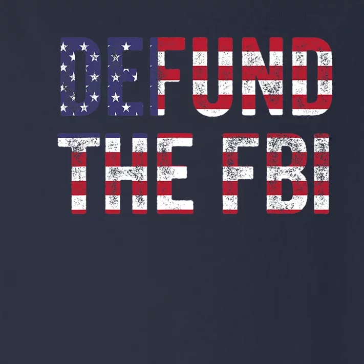 Defund The FBI American Flag Republican Toddler Long Sleeve Shirt