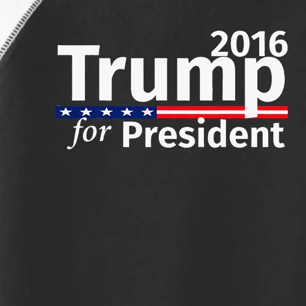 Donald Trump For President 2016 Republican Toddler Fine Jersey T-Shirt