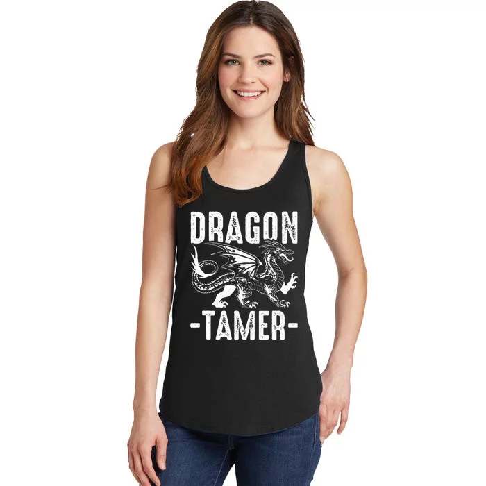 Dragon Tamer funny animal lovers Ladies Essential Tank