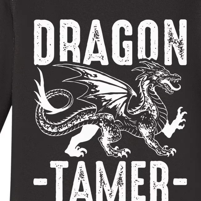 Dragon Tamer funny animal lovers Baby Long Sleeve Bodysuit