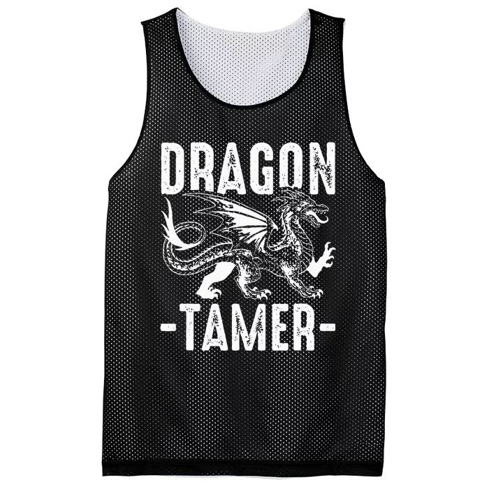 Dragon Tamer funny animal lovers Mesh Reversible Basketball Jersey Tank