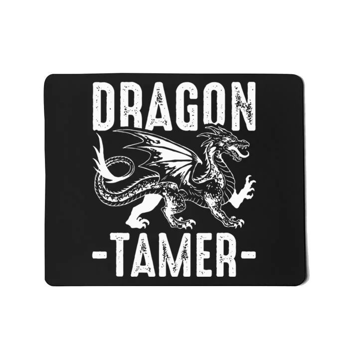 Dragon Tamer funny animal lovers Mousepad