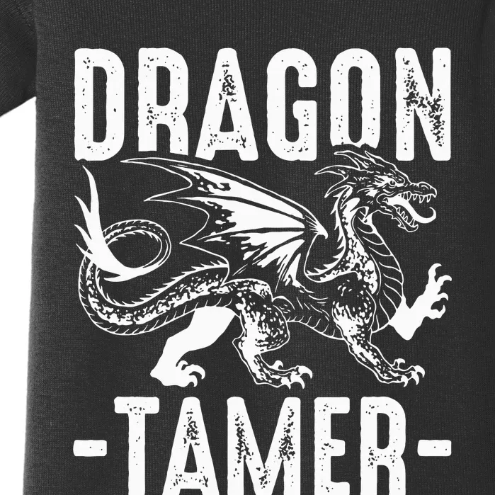 Dragon Tamer funny animal lovers Baby Bodysuit