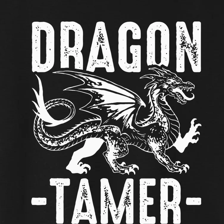 Dragon Tamer funny animal lovers Women's Crop Top Tee