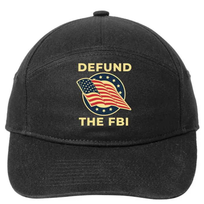 Defund The FBI Conservative 7-Panel Snapback Hat