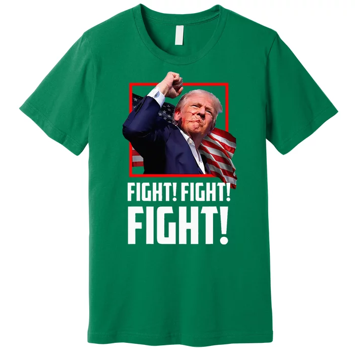 Donald Trump Fight Fighting Fighters Supporters Americans Premium T-Shirt