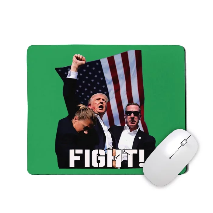 Donald Trump Fight Fighting Fighters Supporters Americans Mousepad