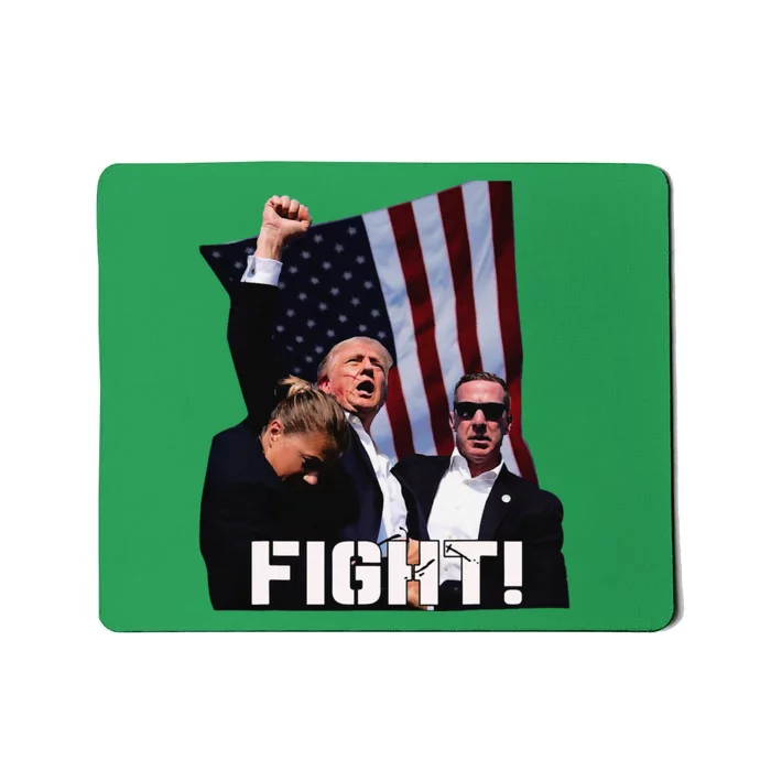 Donald Trump Fight Fighting Fighters Supporters Americans Mousepad