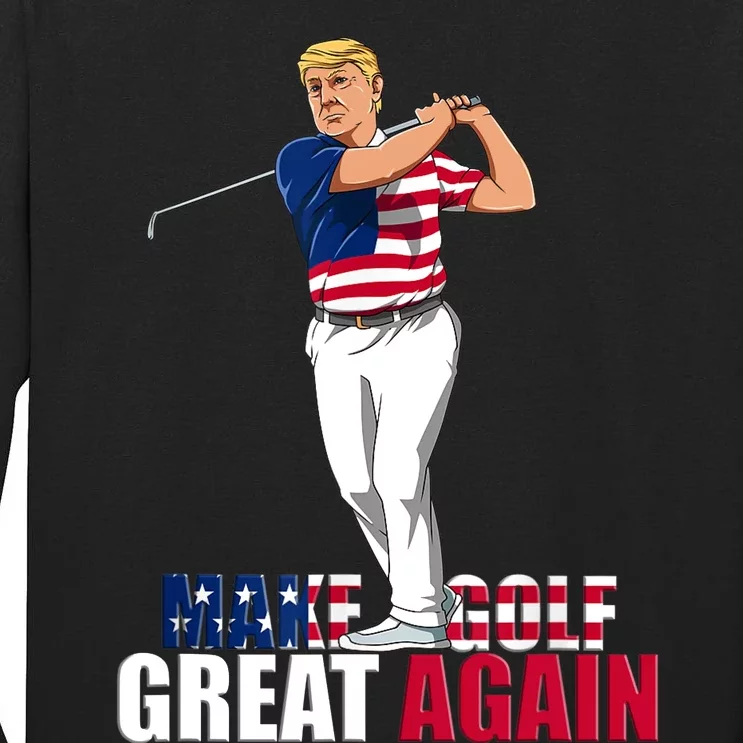 Donald Trump - Funny Golf Gift Tall Long Sleeve T-Shirt