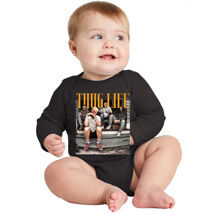 Donald Trump Friends Thug Life Baby Long Sleeve Bodysuit