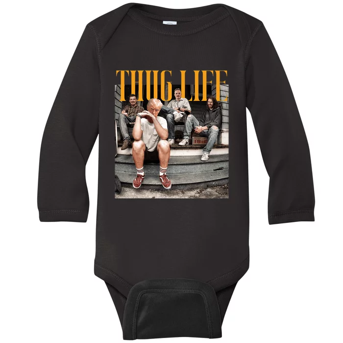 Donald Trump Friends Thug Life Baby Long Sleeve Bodysuit