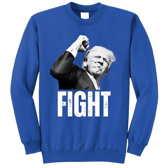 Donald Trump Fist Pump Donald Trump Shooting Cool Gift Tall Sweatshirt